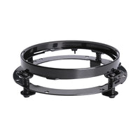 Phare LED Rond 7 Pouces Jeep Wrangler 4x4 Moto - détail du montage - Becquet Voiture