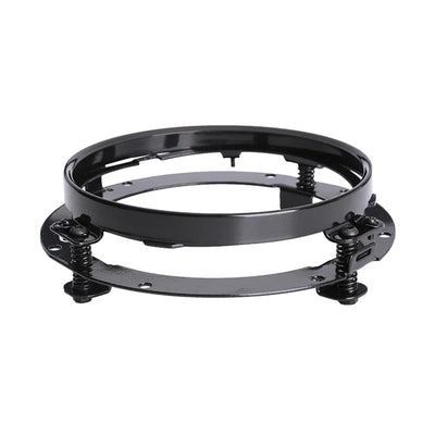 Phare LED Rond 7 Pouces Jeep Wrangler 4x4 Moto - détail du montage - Becquet Voiture