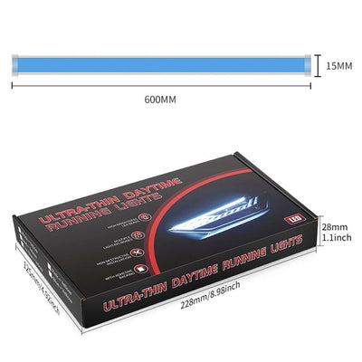 Phare LED Ultra Fin Irisé Télécommande 45cm - packshot studio - Becquet Voiture