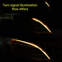 Ultraflacher LED-Scheinwerfer irisierend mit Fernbedienung 60cm - am Fahrzeug montiert - Becquet Voiture