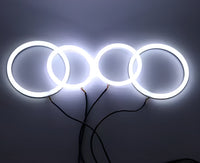 Phares Angel Eyes LED BMW Série 3 E46 - installé sur véhicule 2 - Becquet Voiture