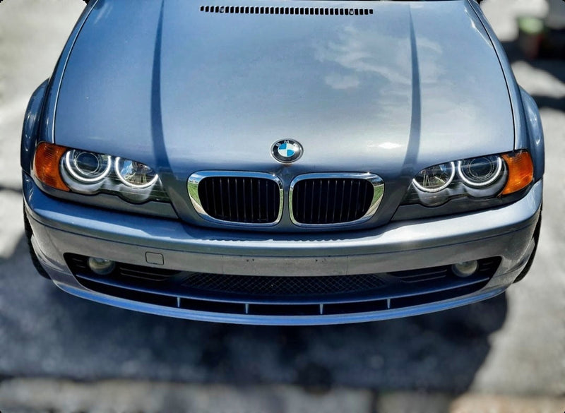 Phares Angel Eyes LED BMW Série 3 E46 - packshot studio - Becquet Voiture