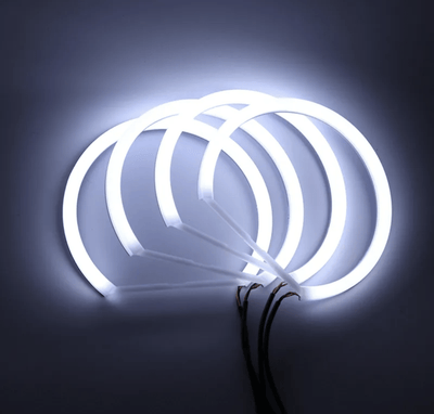 Phares Angel Eyes LED BMW Série 3 E46 - vue arrière - Becquet Voiture