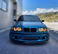 Phares Angel Eyes LED BMW Série 3 E46 - vue de profil 2 - Becquet Voiture