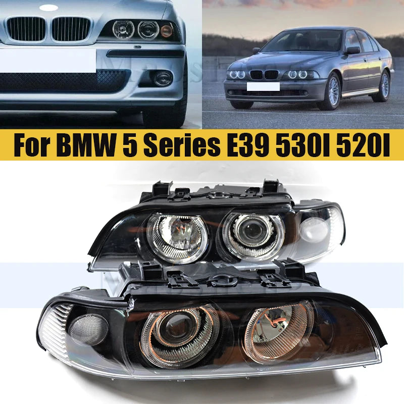 Phares Avant BMW Série 5 E39 1997-2003 - vue de face - Becquet Voiture