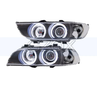 Phares Avant BMW Série 5 E39 1997-2003 - vue de trois-quarts - Becquet Voiture