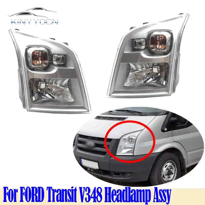 Phares Avant Ford Transit V348 - vue de face - Becquet Voiture