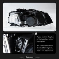 Phares Avant LED Audi A5 2008-2012 DRL Animation - vue arrière - Becquet Voiture