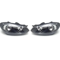 Front Headlights VW Golf 6 2011-2014 - fitting detail - Becquet Voiture
