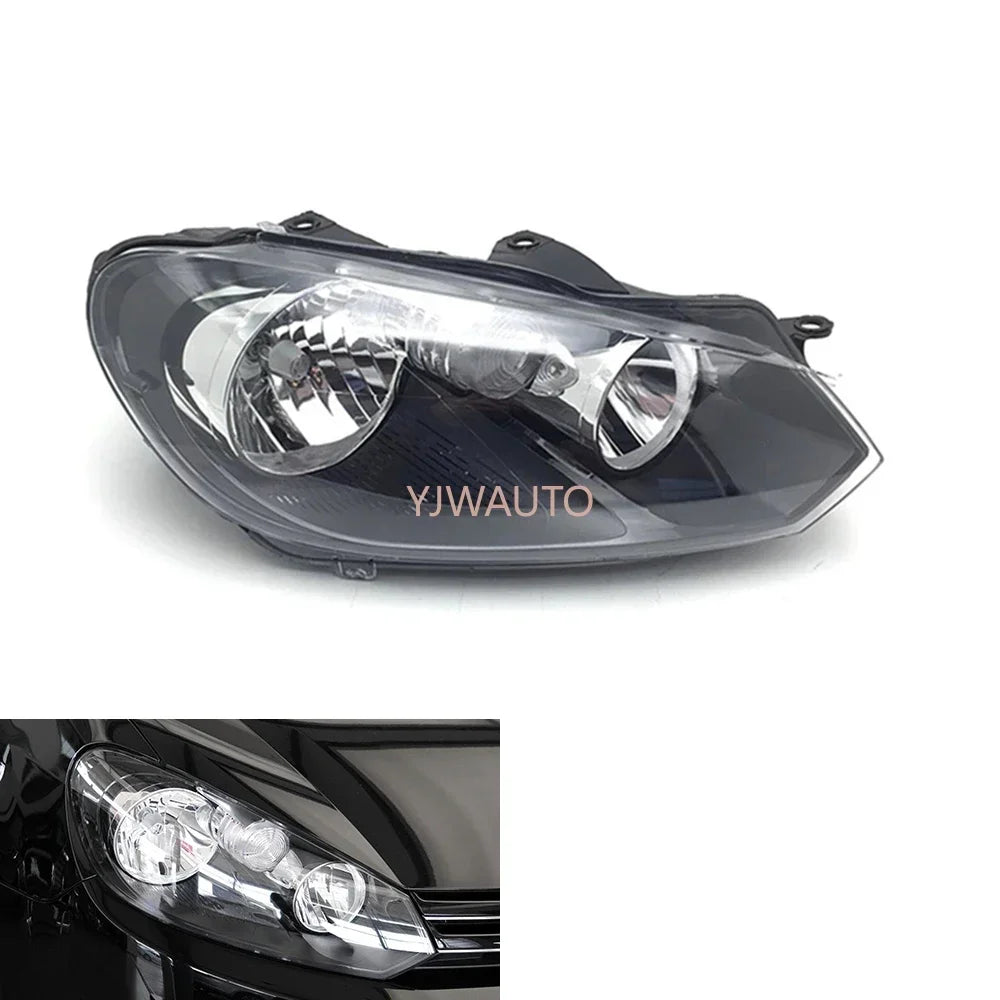 Phares Avant VW Golf 6 2011-2014 - vue de face - Becquet Voiture