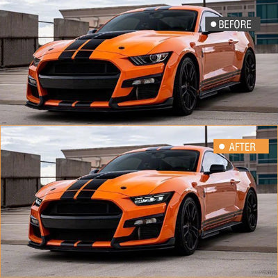 Phares Full LED Ford Mustang 2015-2017 Shelby GT350 GT500 - vue de profil - Becquet Voiture