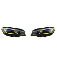 Phares Laser LED BMW Série 3 G20 G28 2019-2022 - vue de dessus - Becquet Voiture