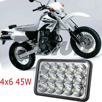Phares LED 4x6 5 Pouces Jeep Cherokee XJ - détail du montage - Becquet Voiture