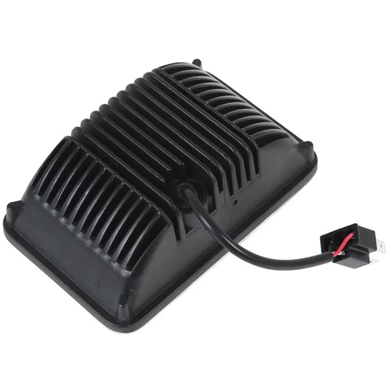 Phares LED 4x6 5 Pouces Jeep Cherokee XJ - vue de trois-quarts - Becquet Voiture