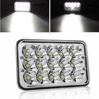 Universal 4x6 Inch LED Truck Headlights - studio packshot - Becquet Voiture