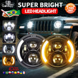 Phares LED 7 Pouces Jeep Wrangler JK