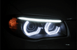 Phares LED Angel Eyes BMW Série 1 E81 E82 E87 E88