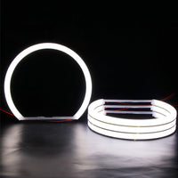 Phares LED Angel Eyes BMW Série 3 E36 - installé sur véhicule - Becquet Voiture