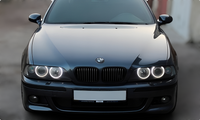 Phares LED Angel Eyes BMW Série 5 E39 - vue rapprochée - Becquet Voiture