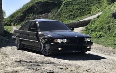 Phares LED Angel Eyes BMW Série 7 E38 - vue arrière - Becquet Voiture