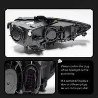 Phares LED Audi A3 8V 2013-2016 DRL Dynamique Paire - packshot studio - Becquet Voiture