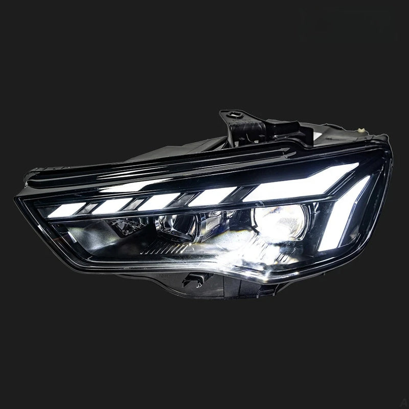 Phares LED Audi A3 8V 2013-2016 DRL Dynamique Paire - vue de trois-quarts - Becquet Voiture