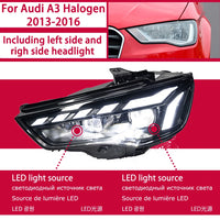 Phares LED Audi A3 8V 2013-2016 (réf. 2) - détail du montage - Becquet Voiture