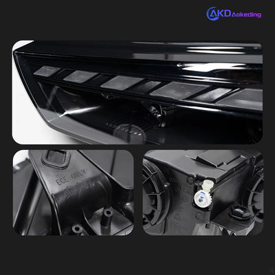 Phares LED Audi A3 8V 2013-2016 (réf. 2) - installé sur véhicule - Becquet Voiture