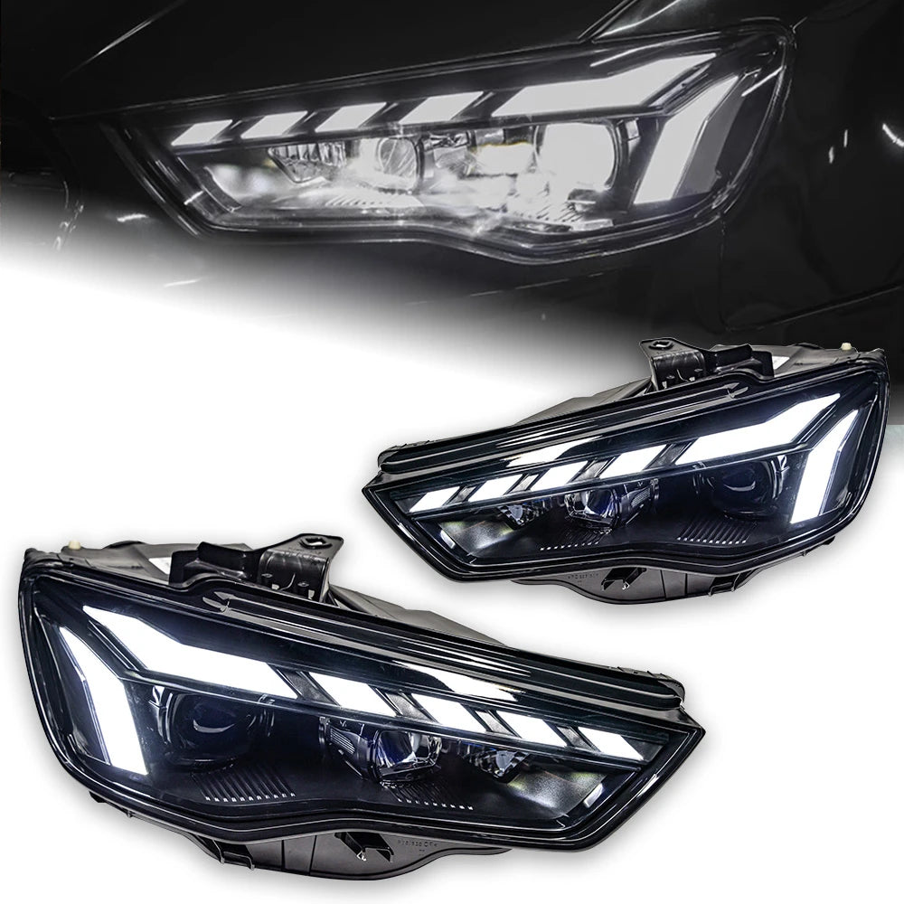 Phares LED Audi A3 8V 2013-2016 (réf. 2) - vue de face - Becquet Voiture