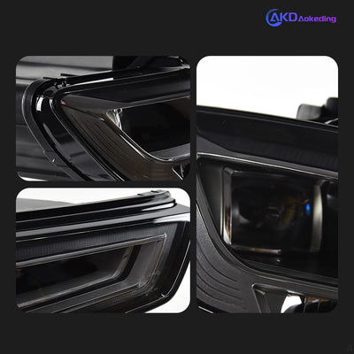 Phares LED Audi A3 8V 2014-2016 - installé sur véhicule - Becquet Voiture