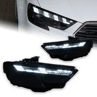 Phares LED Audi A3 8V S3 RS3 2017-2021 - vue de face - Becquet Voiture