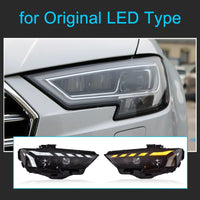Phares LED Audi A3 S3 8V 2017-2020 - vue rapprochée - Becquet Voiture