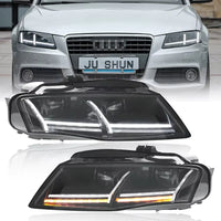 Phares LED Audi A4 A4L B8 2009-2012 - vue rapprochée - Becquet Voiture