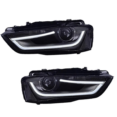 Phares LED Audi A4 B8 2013-2016 - détail du montage - Becquet Voiture