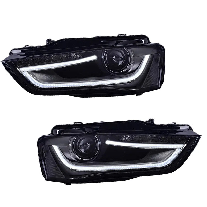 Phares LED Audi A4 B8 2013-2016 - détail du montage - Becquet Voiture