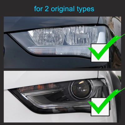 Phares LED Audi A4 B8 2013-2016 (réf. 2) - installé sur véhicule - Becquet Voiture