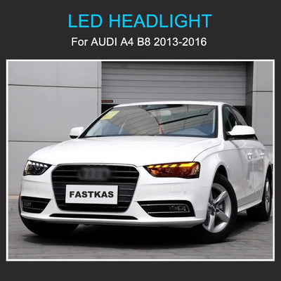 Phares LED Audi A4 B8 2013-2016 (réf. 2) - vue arrière - Becquet Voiture
