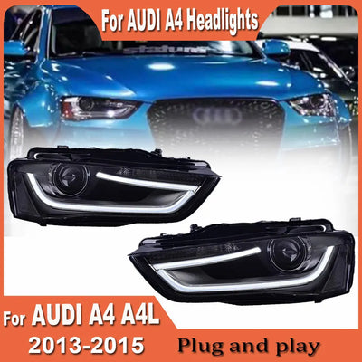 Phares LED Audi A4 B8 2013-2016 - vue arrière - Becquet Voiture