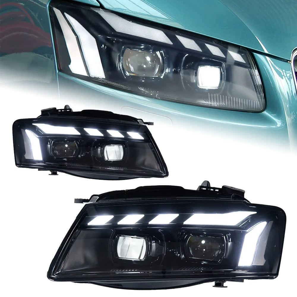 Phares LED Audi A5 2008-2012 - vue de face - Becquet Voiture