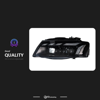 Phares LED Audi A5 2008-2012 - vue de profil - Becquet Voiture