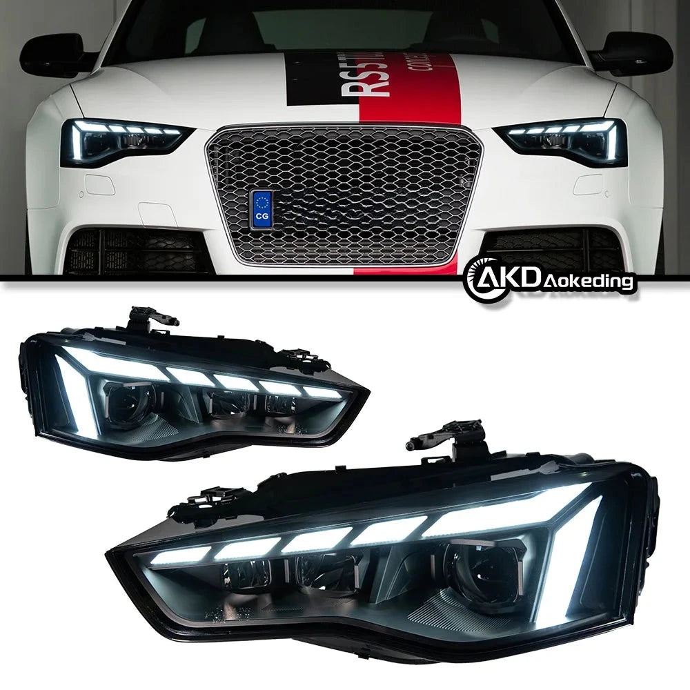Phares LED Audi A5 A5L RS5 2013-2016 - vue de face - Becquet Voiture