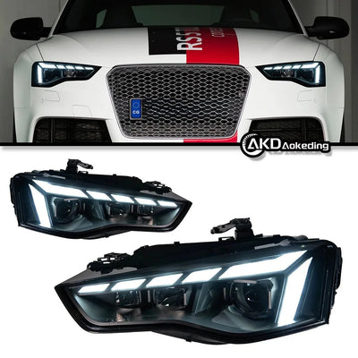 Phares LED Audi A5 A5L RS5 2013-2016 - vue de face - Becquet Voiture
