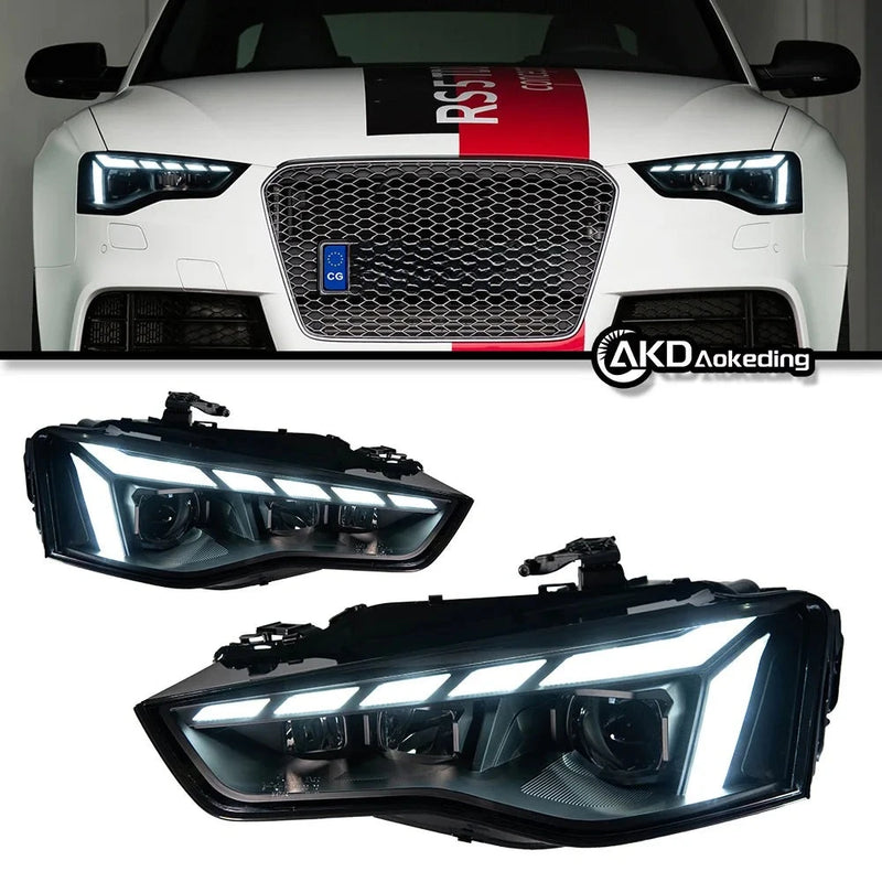 Phares LED Audi A5 A5L RS5 2013-2016 - vue de face - Becquet Voiture