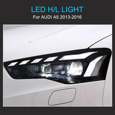 Phares LED Audi A5 S5 2013-2016 - packshot studio - Becquet Voiture