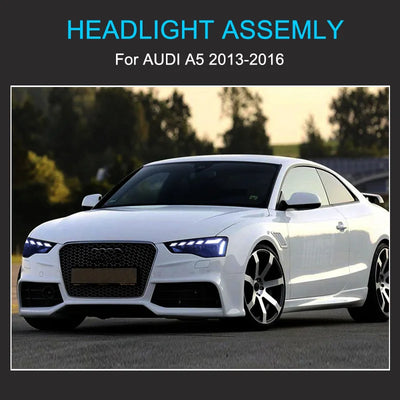 Phares LED Audi A5 S5 2013-2016 - vue de profil - Becquet Voiture
