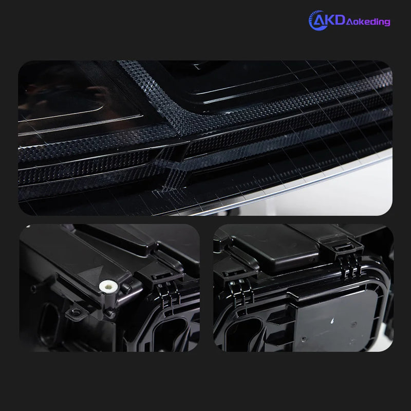Phares LED Audi A6 C6 2005-2011 Signal Dynamique DRL - packshot studio - Becquet Voiture