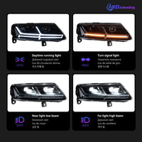 Phares LED Audi A6 C6 2005-2011 Signal Dynamique DRL - vue arrière - Becquet Voiture