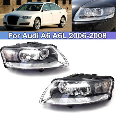 Phares LED Audi A6 C6 2006-2008 - vue de face - Becquet Voiture