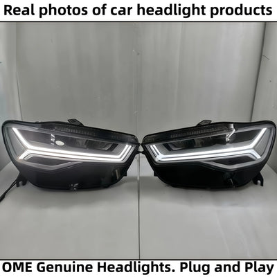 Phares LED Audi A6 C7 Allroad 2012-2018 - vue de profil - Becquet Voiture