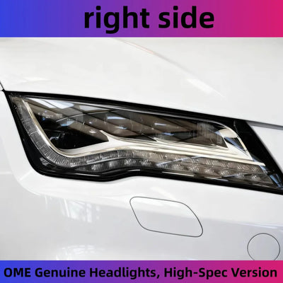 Phares LED Audi A7 S7 2012-2015 - détail du montage - Becquet Voiture